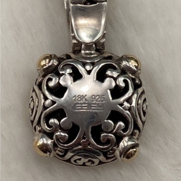 EFFY Onyx 925 18K Pendant - Picture 2 of 5